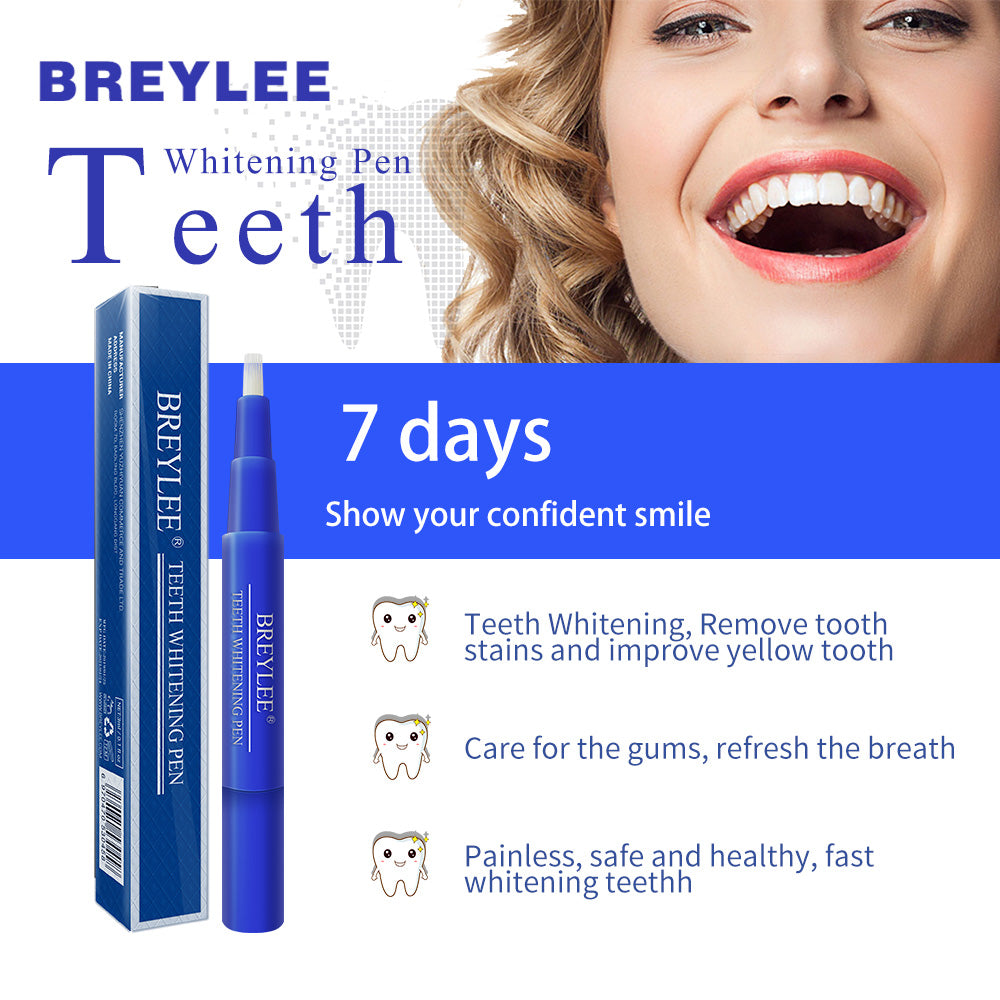 BREYLEE Teeth Whitening Pen Easy To Operate, Convenient For Use