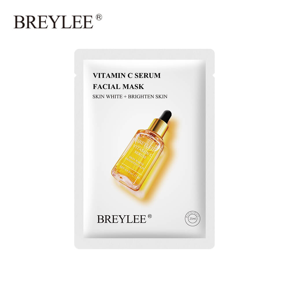 BREYLEE Vitamin C Facial Mask - Brighten and Fade Spots