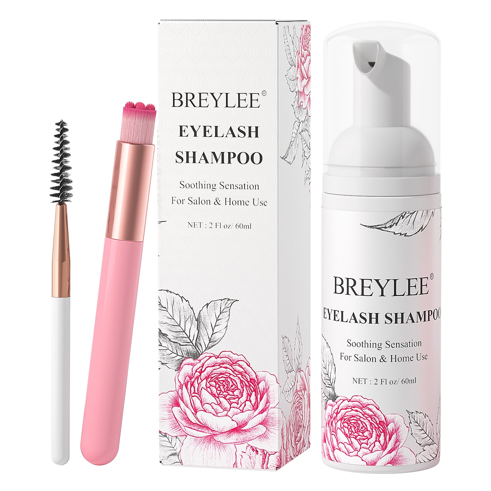 Breylee Rose Eyelash Shampoo_DEEP CLEANSING AND NOURISHING – BREYLEE