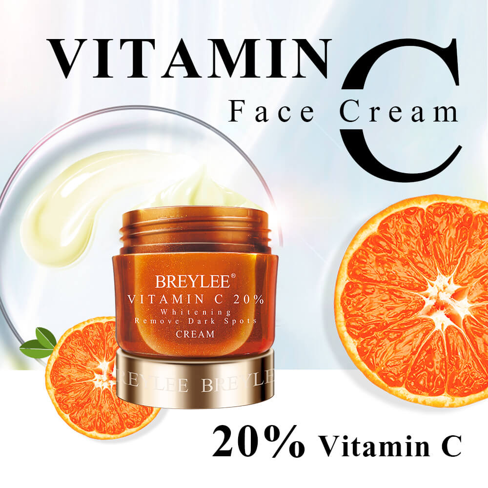 BREYLEE Vitamin C Whitening Facial Cream - Contain 20% VC 