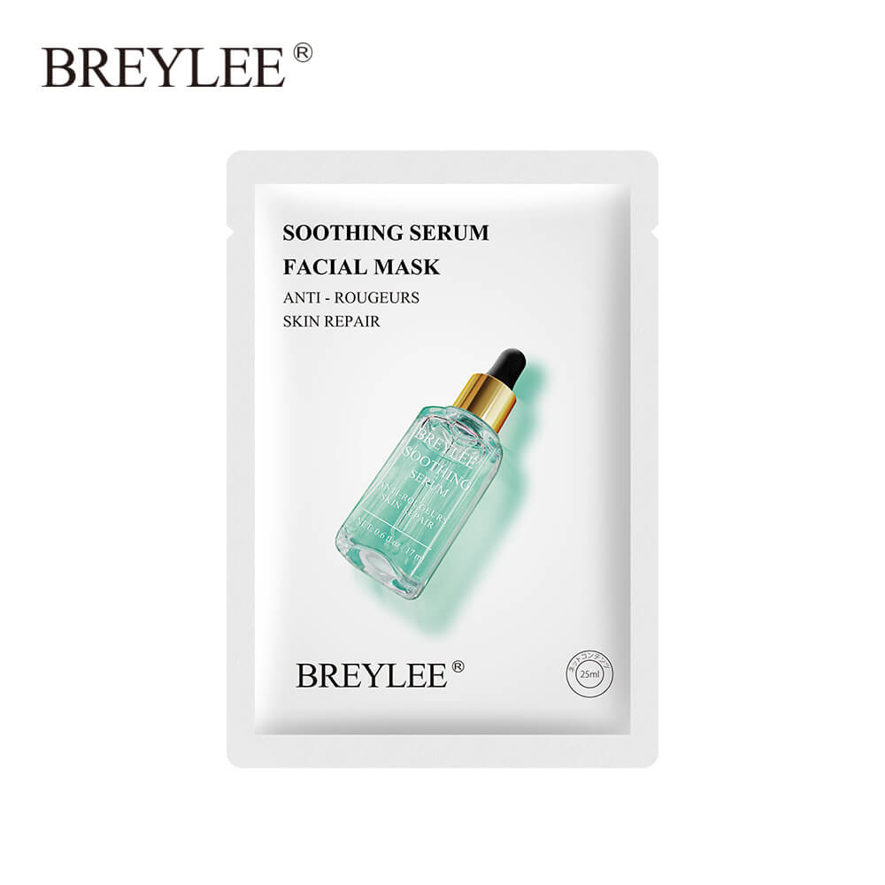 BREYLEE Soothing Serum Facial Mask - Anti-Rougeurs And Skin Repair